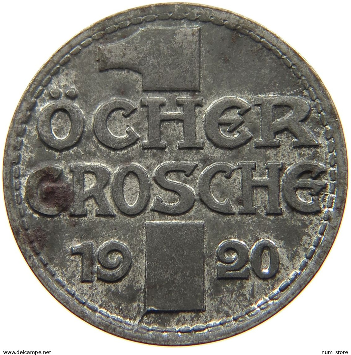 GERMANY NOTGELD OCHER GROSCHEN 1920 AACHEN #s088 0295 - Noodgeld