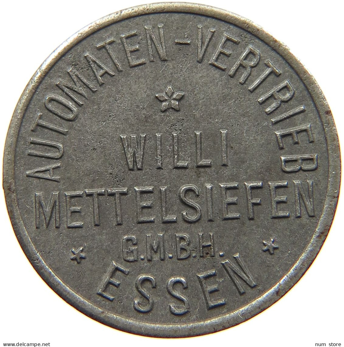 GERMANY NOTGELD WERT-MARKE ESSEN Willi Mettelsiefen GMBH #s088 0287 - Monetary/Of Necessity