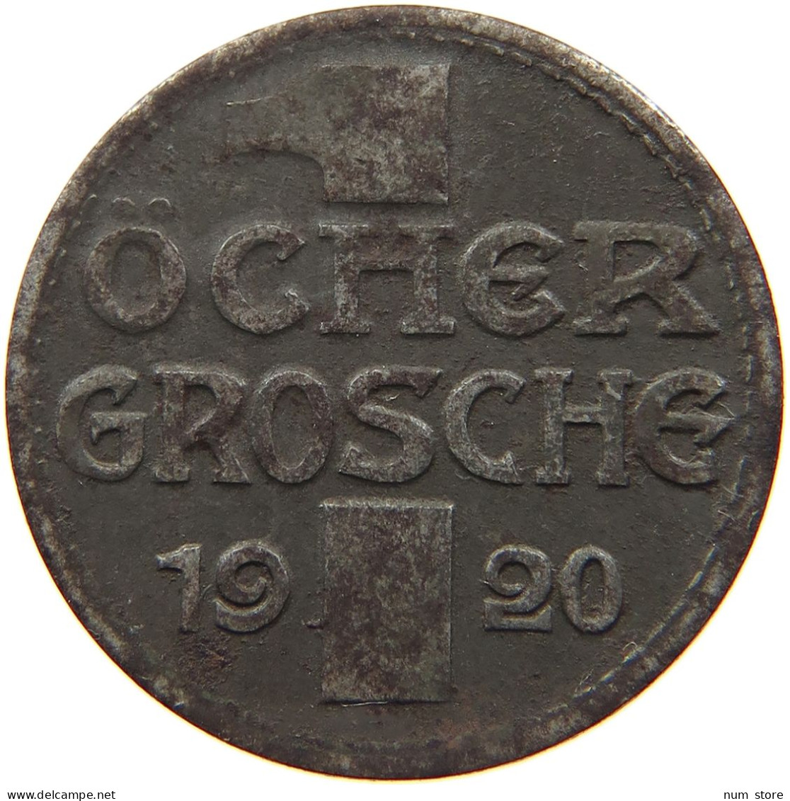 GERMANY NOTGELD OCHER GROSCHEN 1920 AACHEN #s088 0293 - Monétaires/De Nécessité