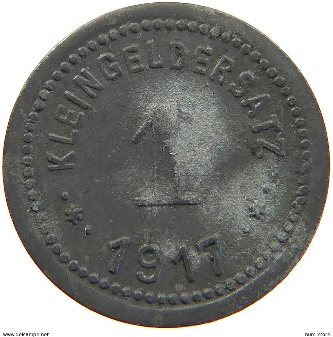 GERMANY NOTGELD PFENNIG 1917 EISLEBEN #s081 0179 - Monétaires/De Nécessité