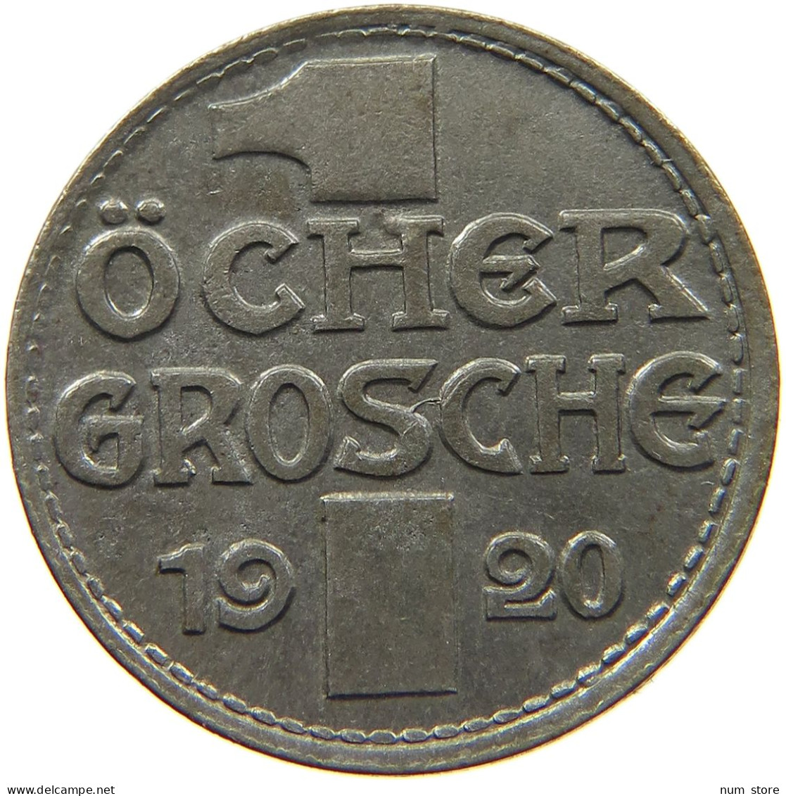 GERMANY NOTGELD OCHER GROSCHEN 1920 AACHEN #s088 0291 - Notgeld