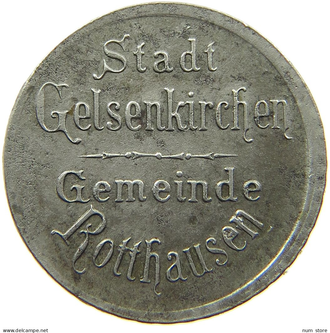 GERMANY NOTGELD 50 PFENNIG 1919 ROTTHAUSEN #s088 0367 - Notgeld