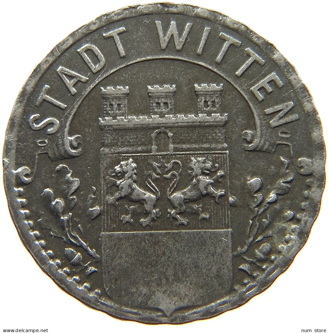 GERMANY NOTGELD 50 PFENNIG 1919 WITTEN #s088 0387 - Monetari/ Di Necessità