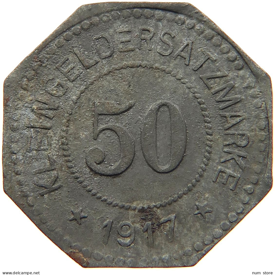 GERMANY NOTGELD 50 PFENNIG 1917 ROSENHEIM #s081 0095 - Notgeld