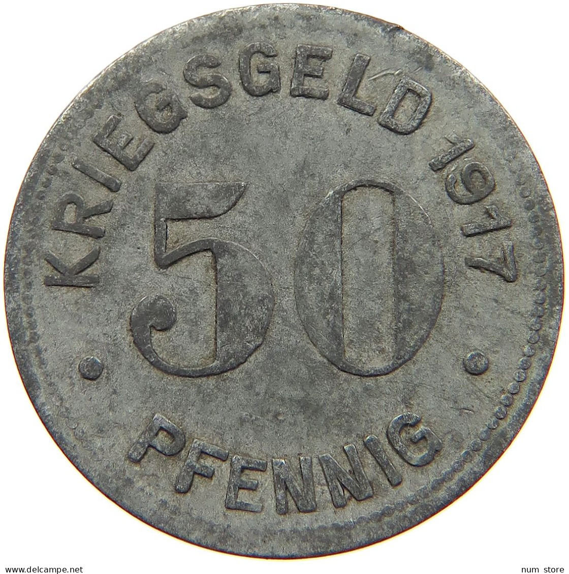 GERMANY NOTGELD 50 PFENNIG 1917 ESSEN #s088 0203 - Monetari/ Di Necessità