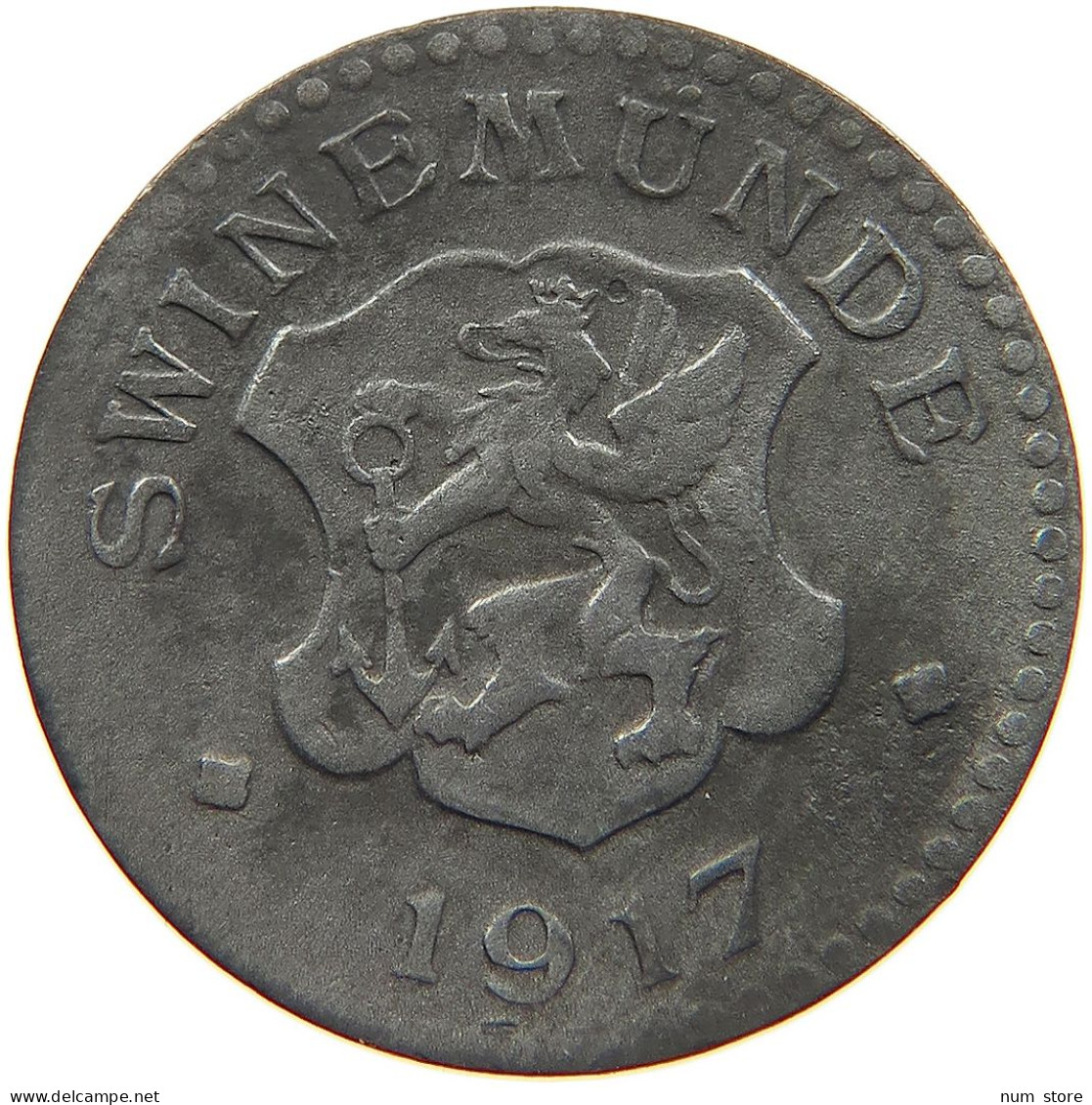 GERMANY NOTGELD 5 PFENNIG 1917 SWINEMÜNDE #s088 0075 - Monetari/ Di Necessità