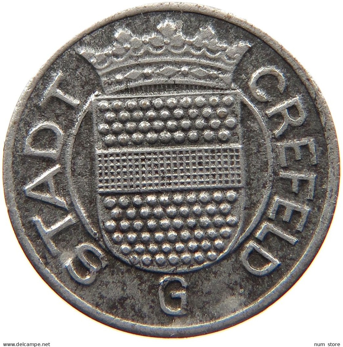 GERMANY NOTGELD 5 PFENNIG 1919 CREFELD #s088 0223 - Monetary/Of Necessity
