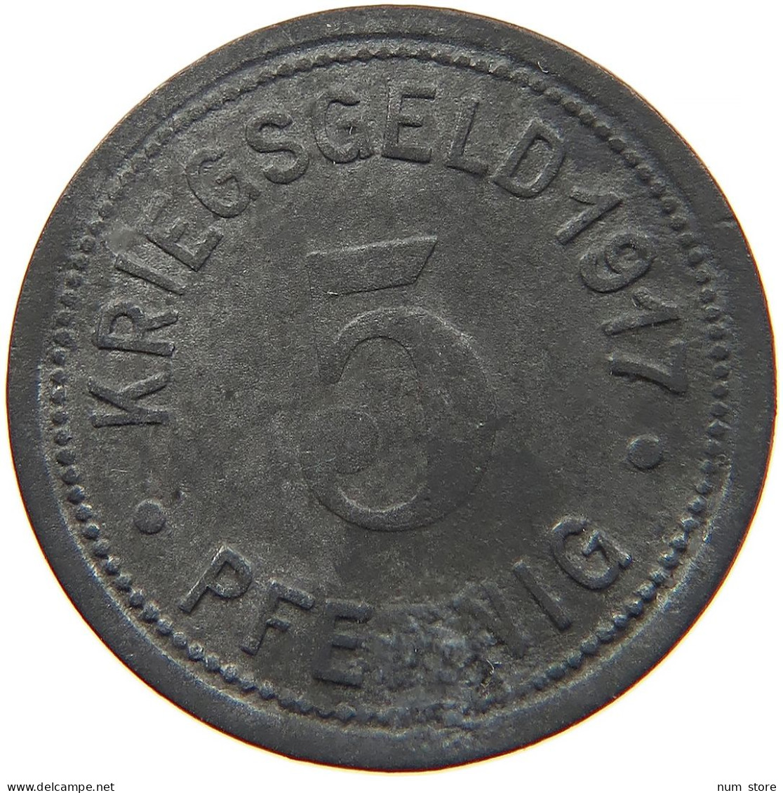 GERMANY NOTGELD 5 PFENNIG 1917 STERKRADE #s088 0071 - Noodgeld