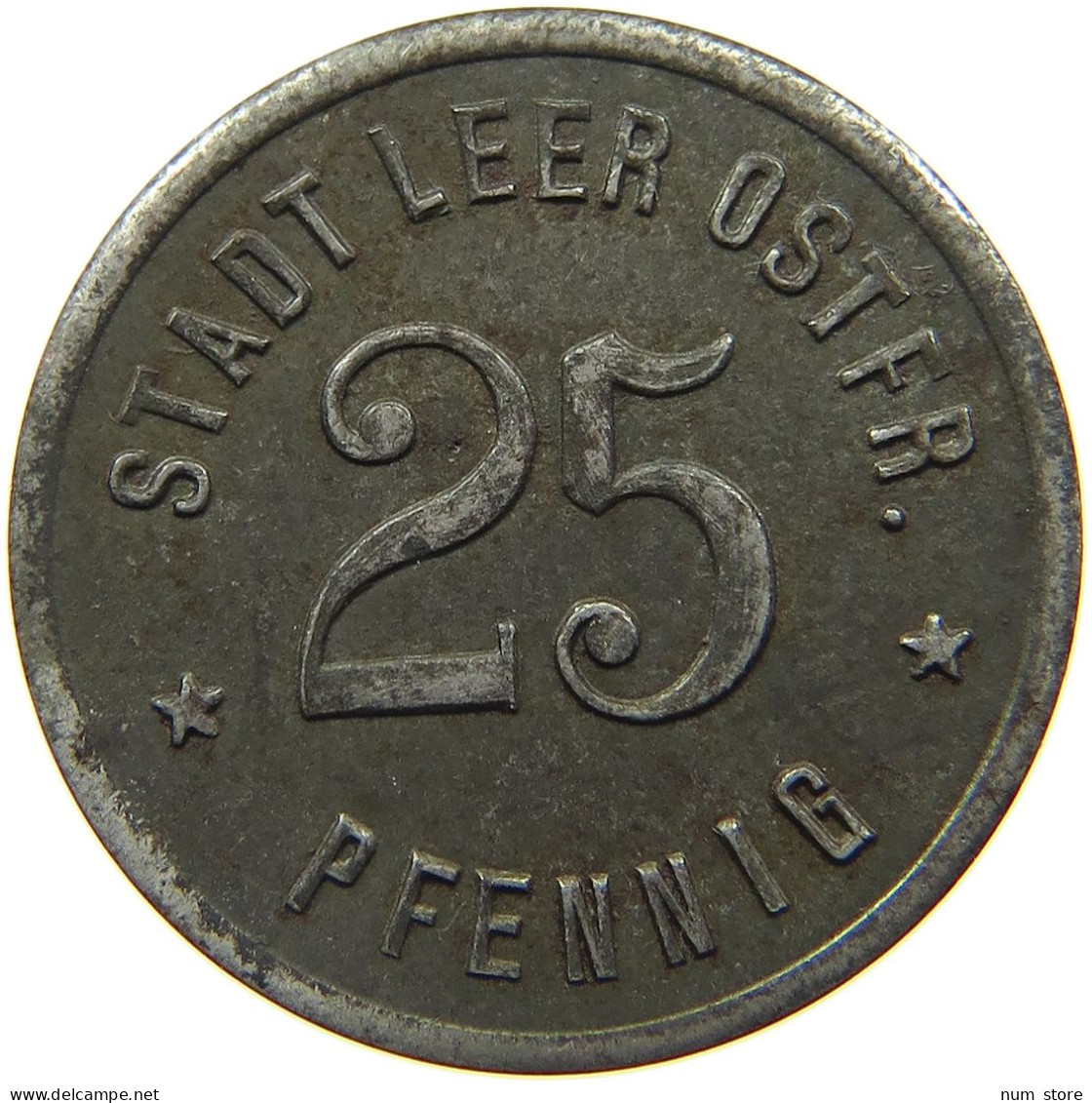 GERMANY NOTGELD 25 PFENNIG 1918 LEER #s088 0377 - Notgeld