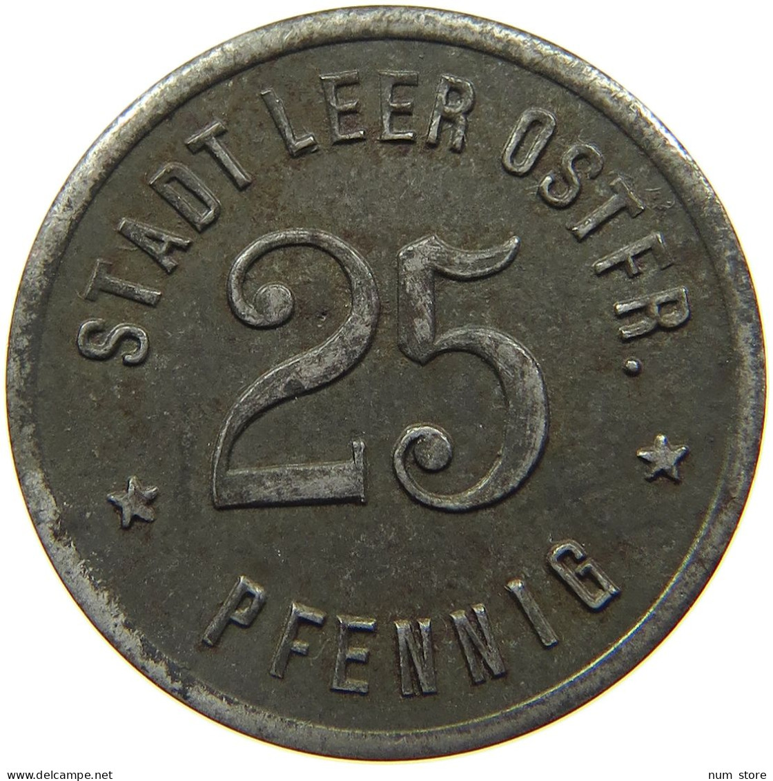 GERMANY NOTGELD 25 PFENNIG 1918 LEER #s088 0377 - Monetari/ Di Necessità