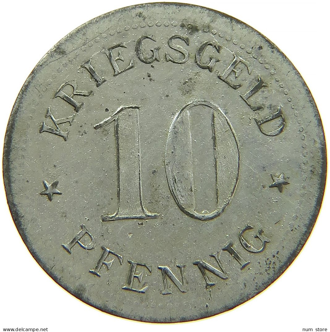 GERMANY NOTGELD 10 PFENNIG WERDEN #s088 0163 - Monétaires/De Nécessité