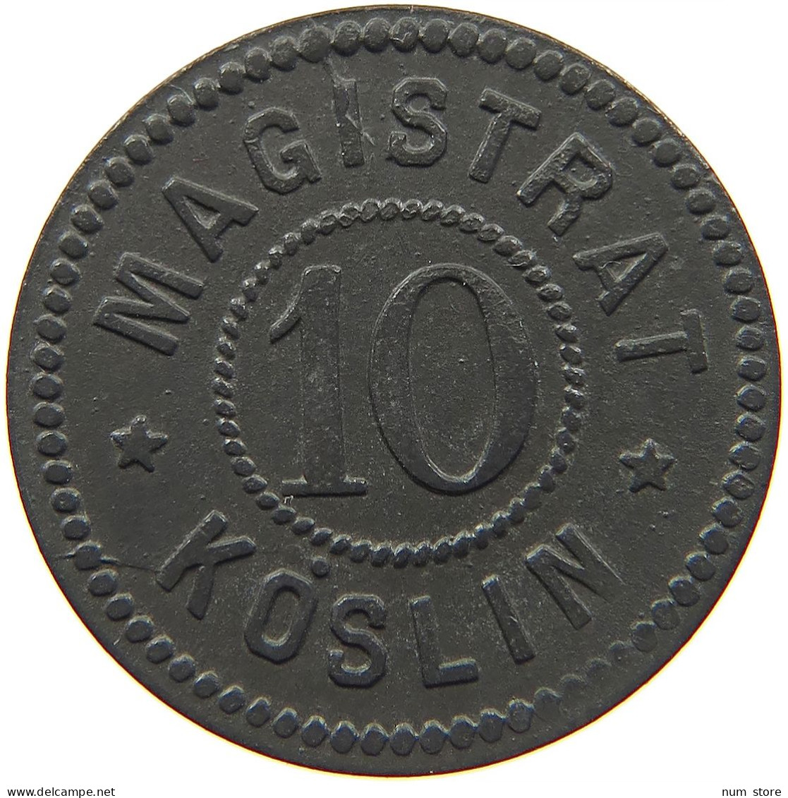 GERMANY NOTGELD 10 PFENNIG KÖSLIN #s088 0081 - Noodgeld