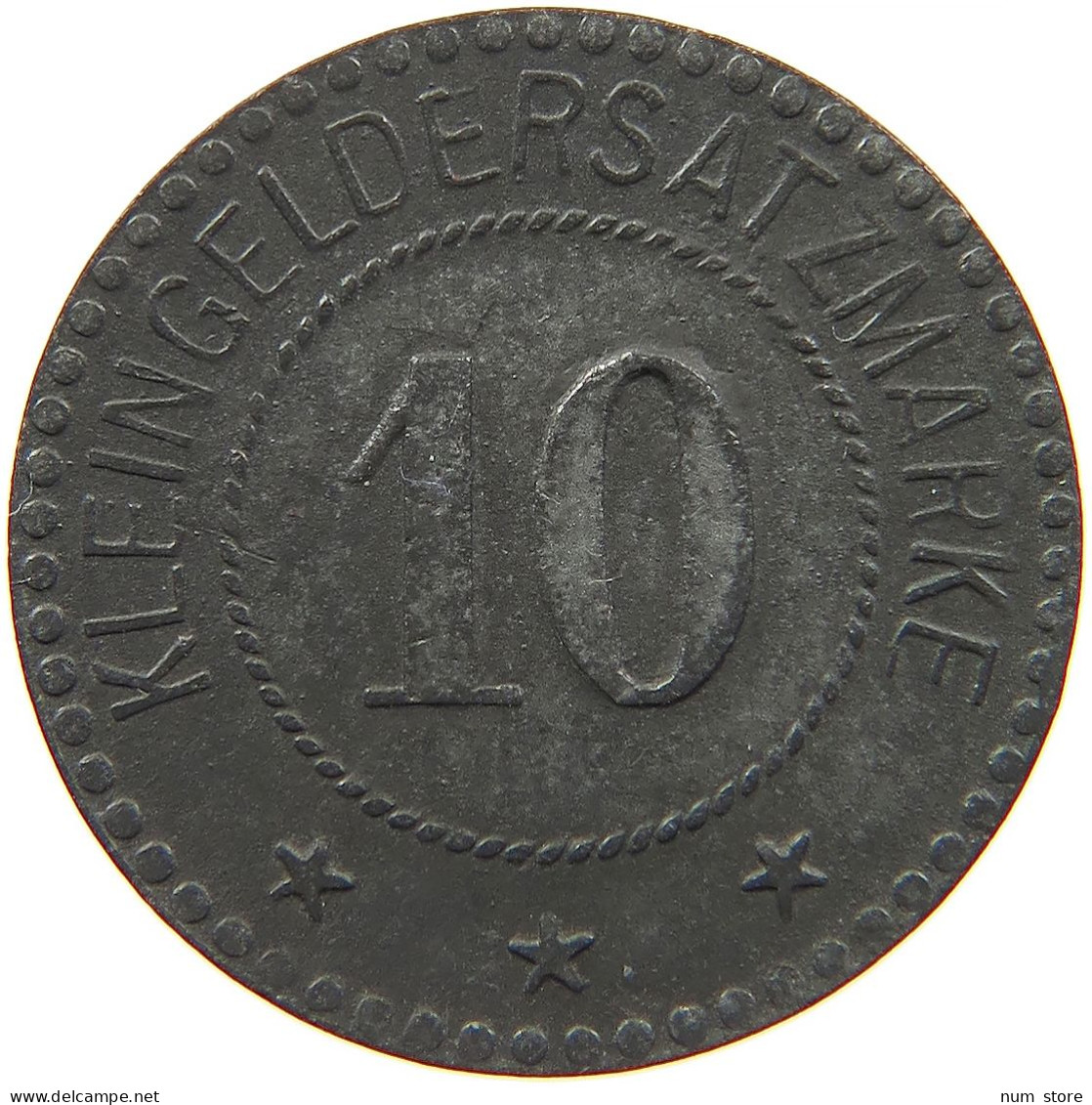 GERMANY NOTGELD 10 PFENNIG KÖSLIN #s088 0081 - Noodgeld