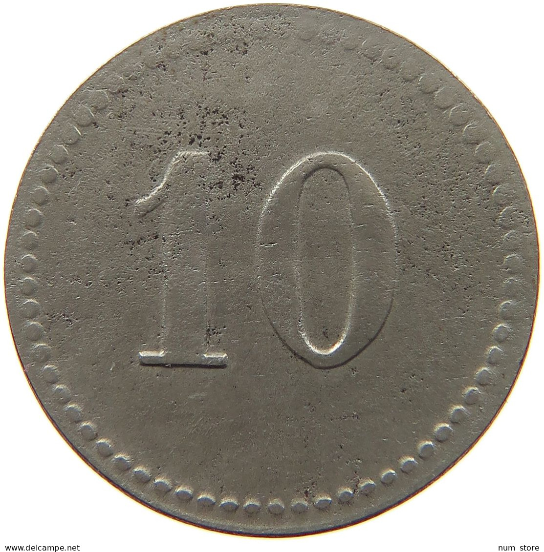 GERMANY NOTGELD 10 PFENNIG TETEROW #s088 0245 - Notgeld