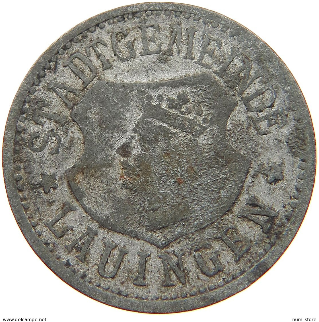 GERMANY NOTGELD 10 PFENNIG LAUINGEN #s081 0133 - Noodgeld