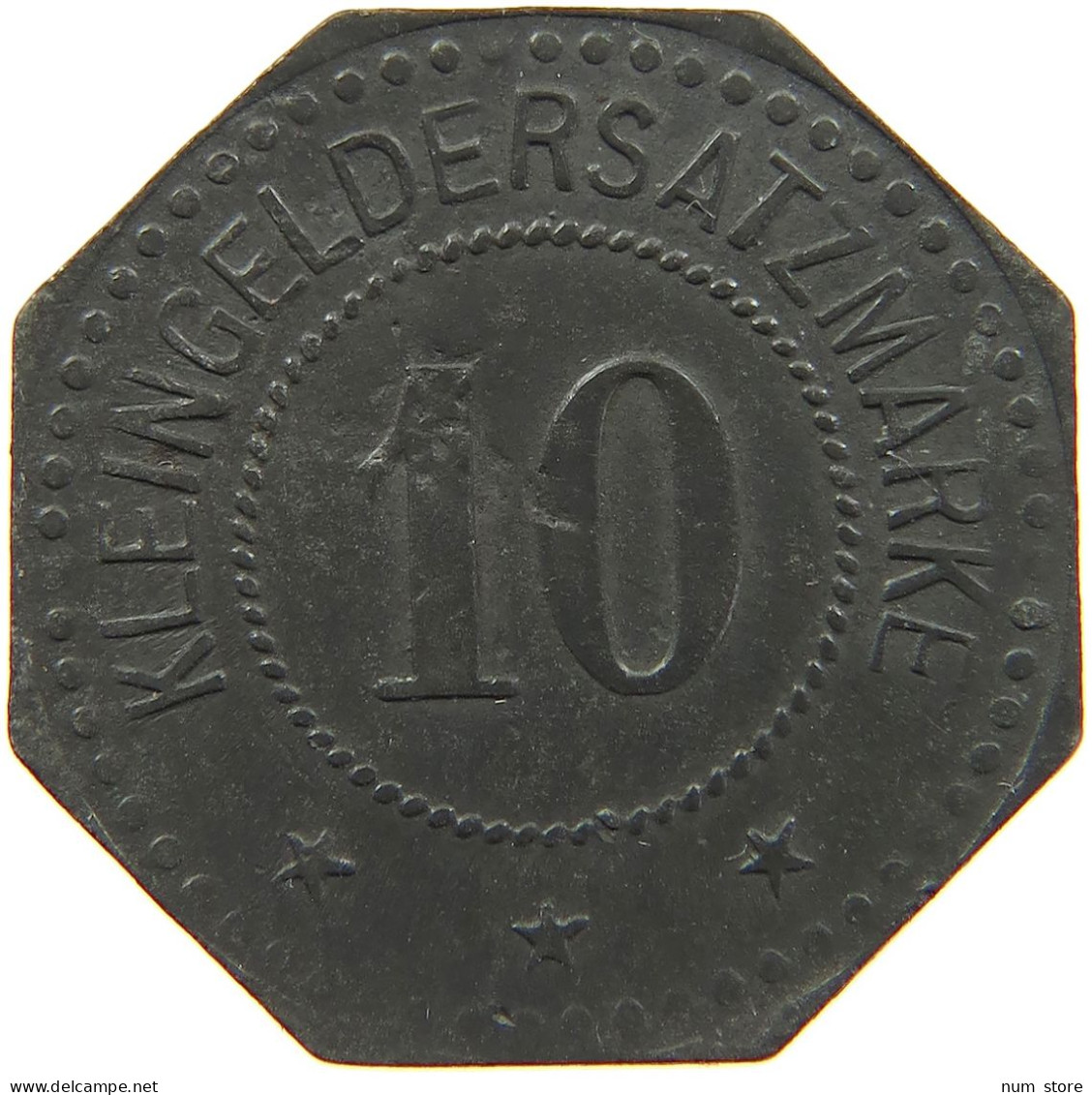 GERMANY NOTGELD 10 PFENNIG STEINFELS HEINRICH KNAB #s088 0137 - Notgeld