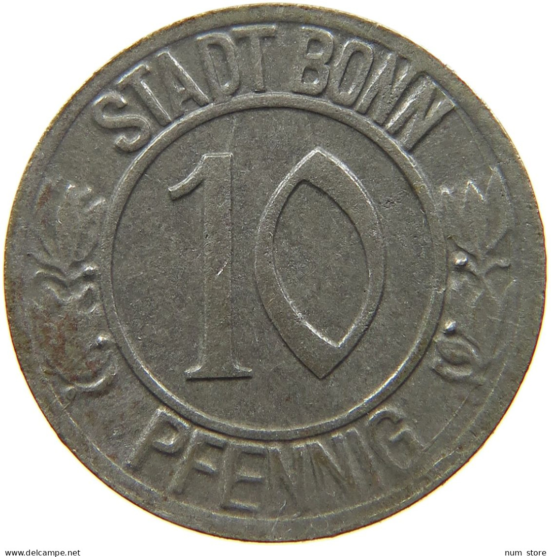 GERMANY NOTGELD 10 PFENNIG 1920 BONN #s088 0289 - Monétaires/De Nécessité