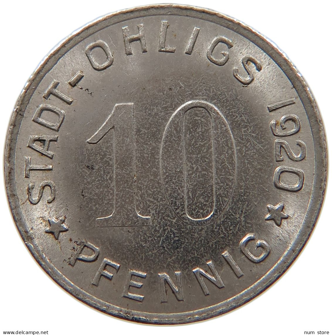 GERMANY NOTGELD 10 PFENNIG 1920 OHLIGS #s087 0289 - Monetary/Of Necessity