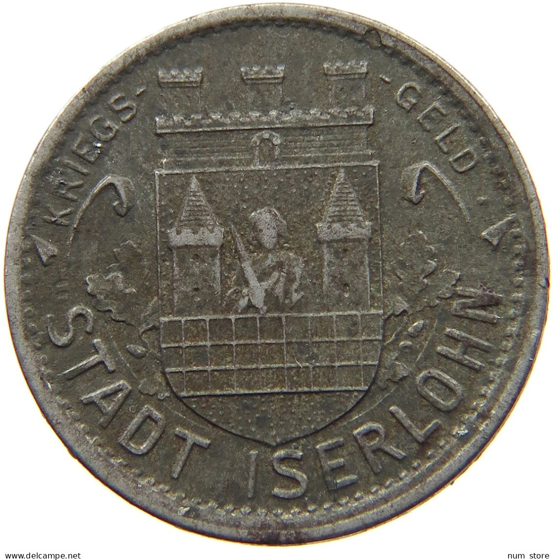GERMANY NOTGELD 10 PFENNIG 1919 ISERLOHN #s088 0301 - Monétaires/De Nécessité