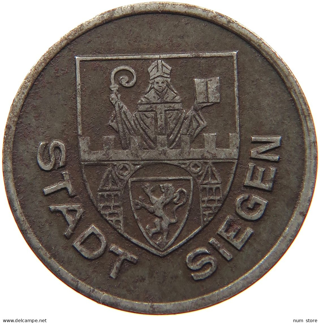 GERMANY NOTGELD 10 PFENNIG 1918 SIEGEN #s081 0109 - Notgeld