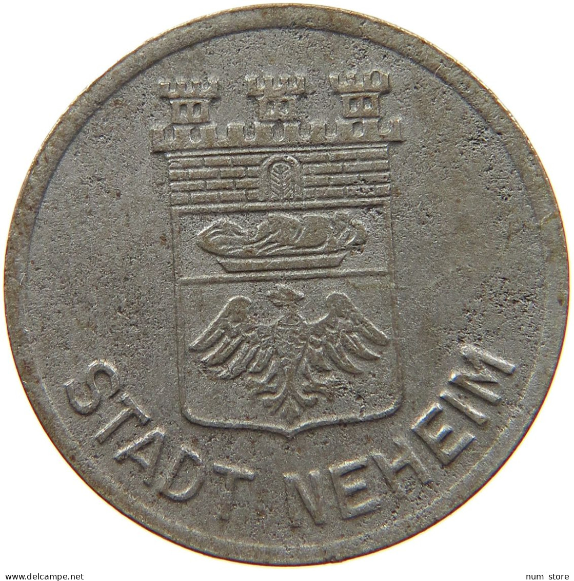 GERMANY NOTGELD 10 PFENNIG 1918 NEHEIM #s088 0359 - Noodgeld