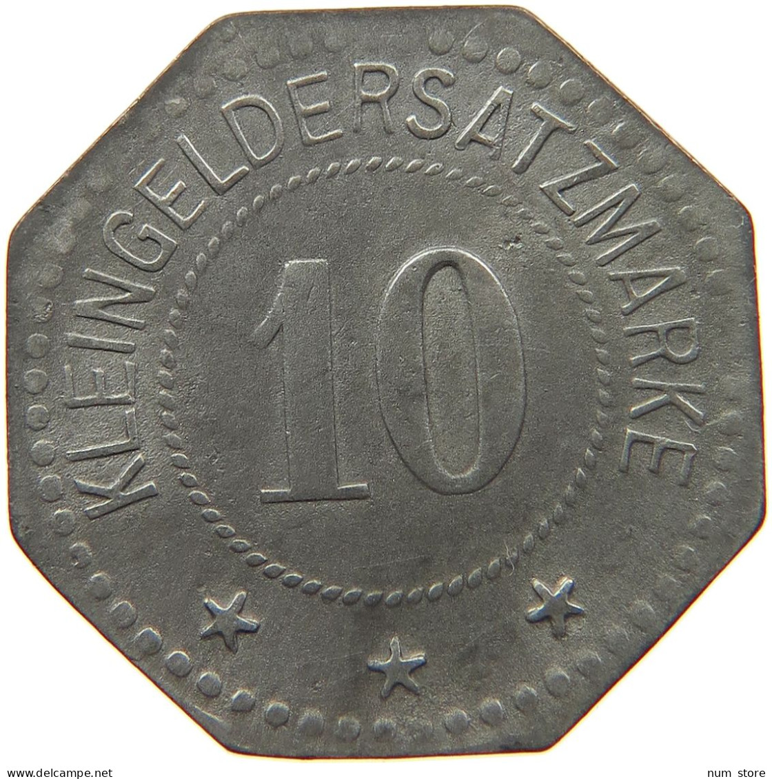 GERMANY NOTGELD 10 PFENNIG 1917 PIRMASENS #s088 0269 - Monétaires/De Nécessité