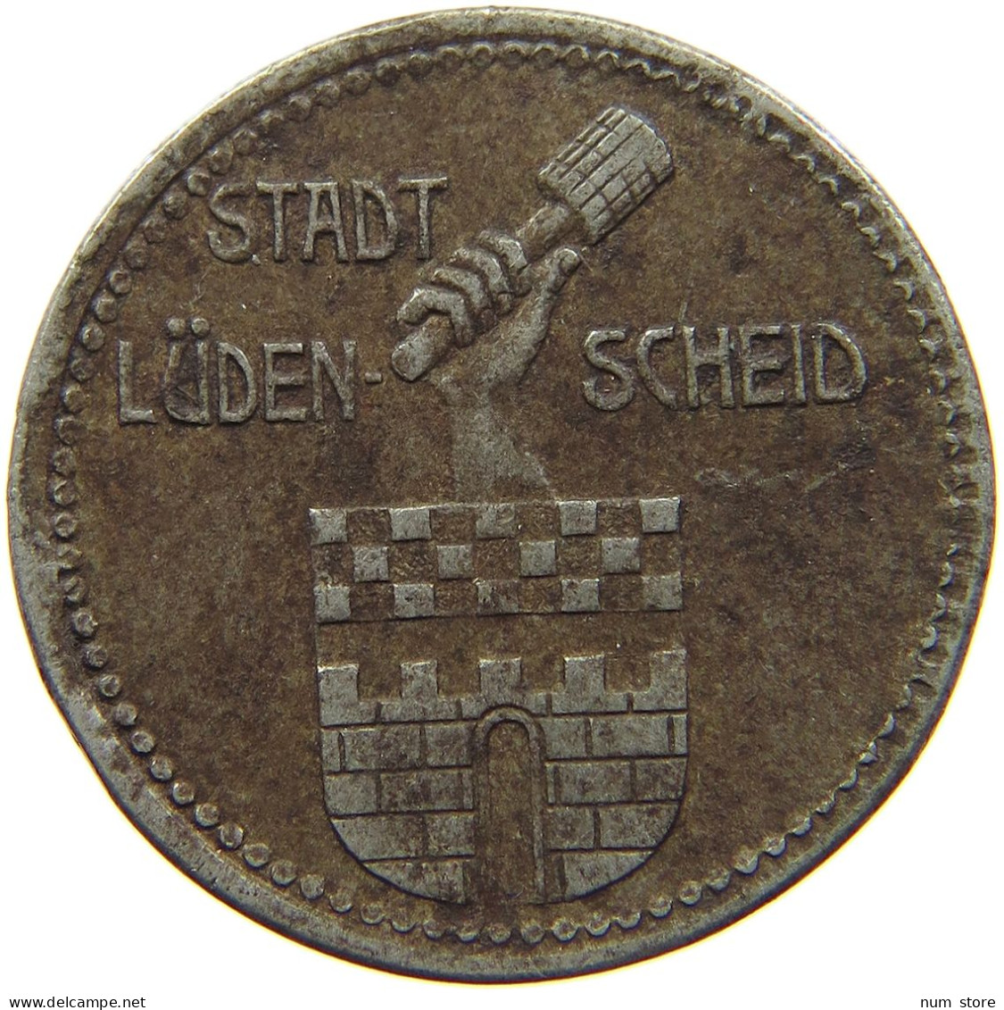 GERMANY NOTGELD 10 PFENNIG 1917 LÜDENSCHEID #s088 0353 - Monétaires/De Nécessité