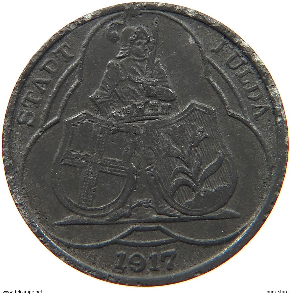 GERMANY NOTGELD 10 PFENNIG 1917 FULDA #s088 0077 - Monetary/Of Necessity