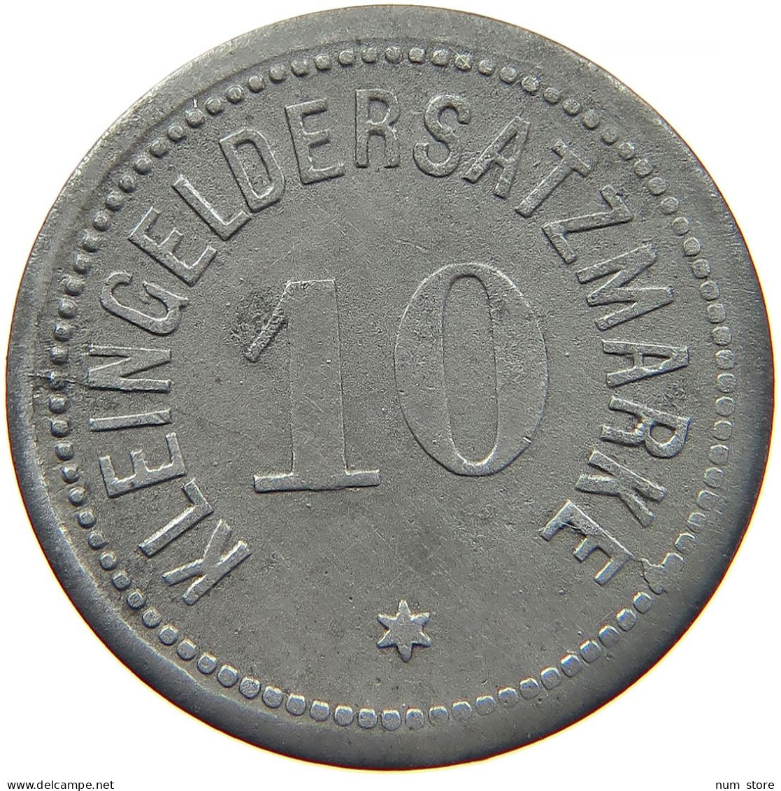 GERMANY NOTGELD 10 PFENNIG 1917 DARMSTADT #s088 0085 - Noodgeld