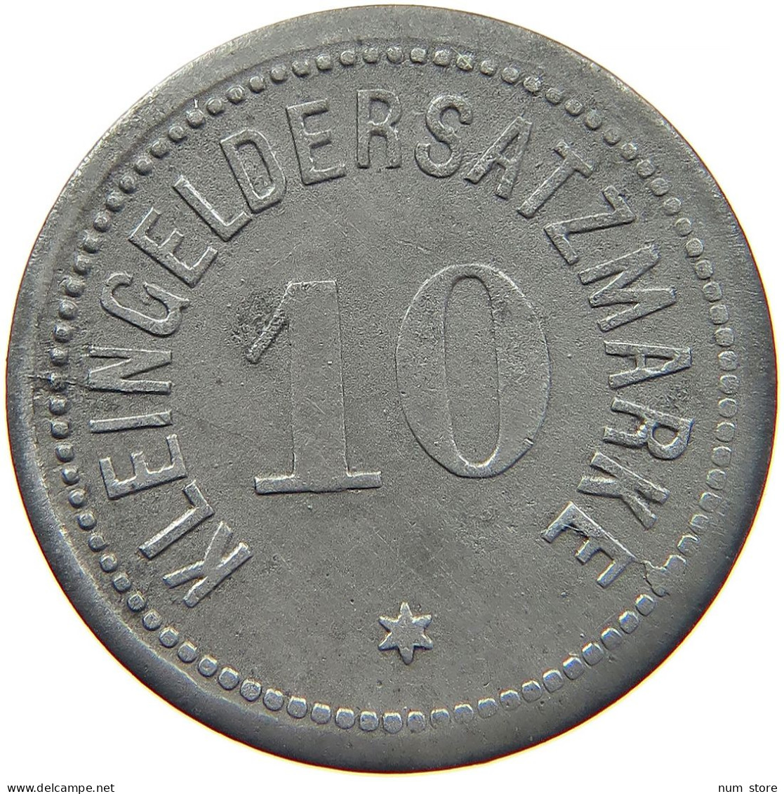 GERMANY NOTGELD 10 PFENNIG 1917 DARMSTADT #s088 0085 - Monétaires/De Nécessité