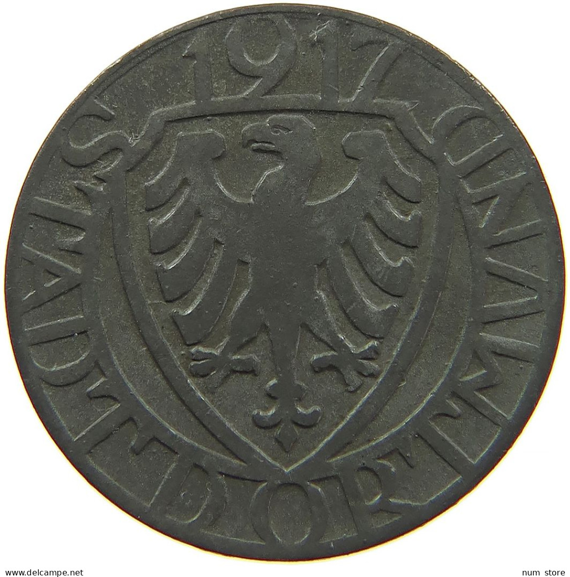 GERMANY NOTGELD 10 PFENNIG 1917 DORTMUND #s088 0207 - Monetari/ Di Necessità