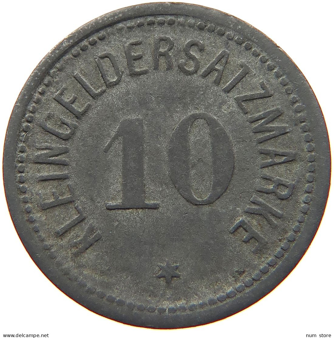 GERMANY NOTGELD 10 PFENNIG 1917 DARMSTADT #s081 0129 - Monétaires/De Nécessité