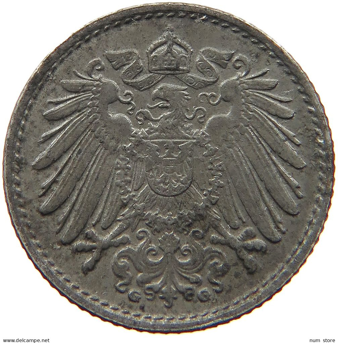 GERMANY EMPIRE 5 PFENNIG 1921 G #s081 0159 - 5 Pfennig