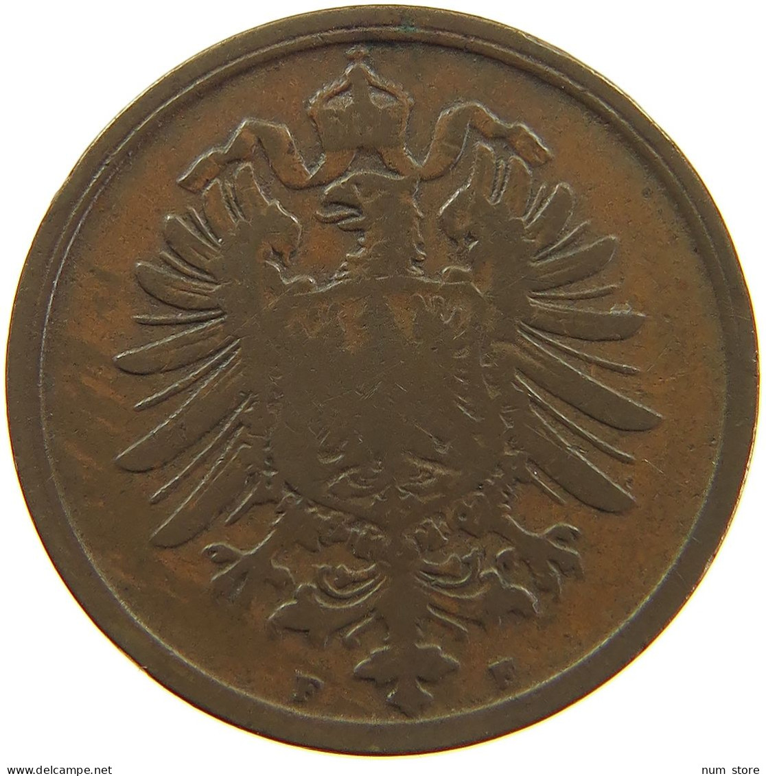 GERMANY EMPIRE 2 PFENNIG 1874 F #s083 0225 - 2 Pfennig