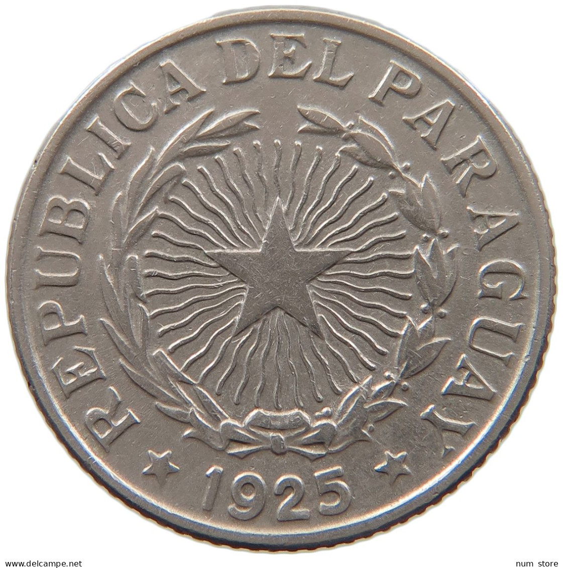 PARAGUAY 2 PESOS 1925 #s087 0579 - Paraguay