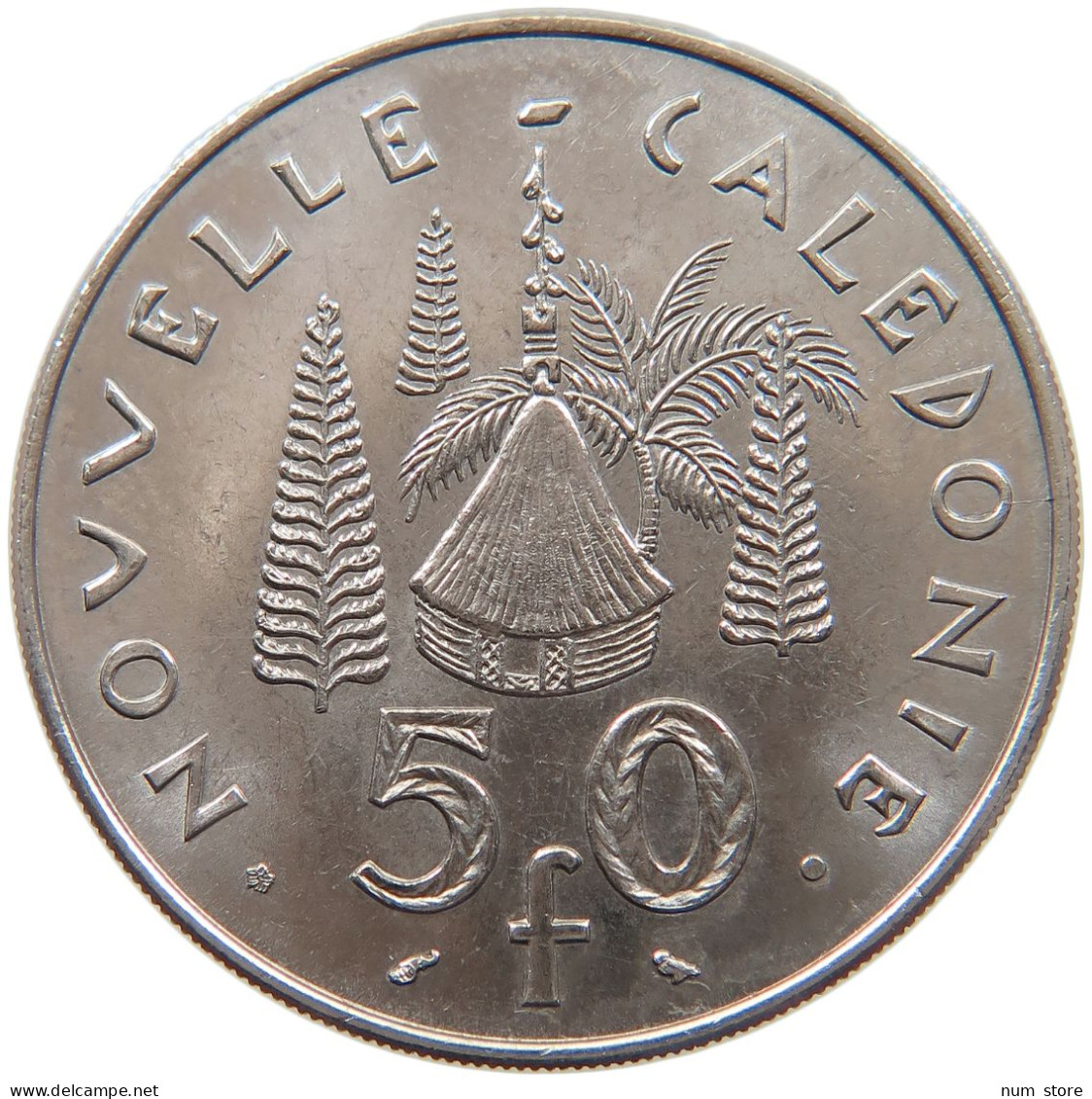 NEW CALEDONIA 50 FRANCS 1972 #s086 0283 - Nieuw-Caledonië