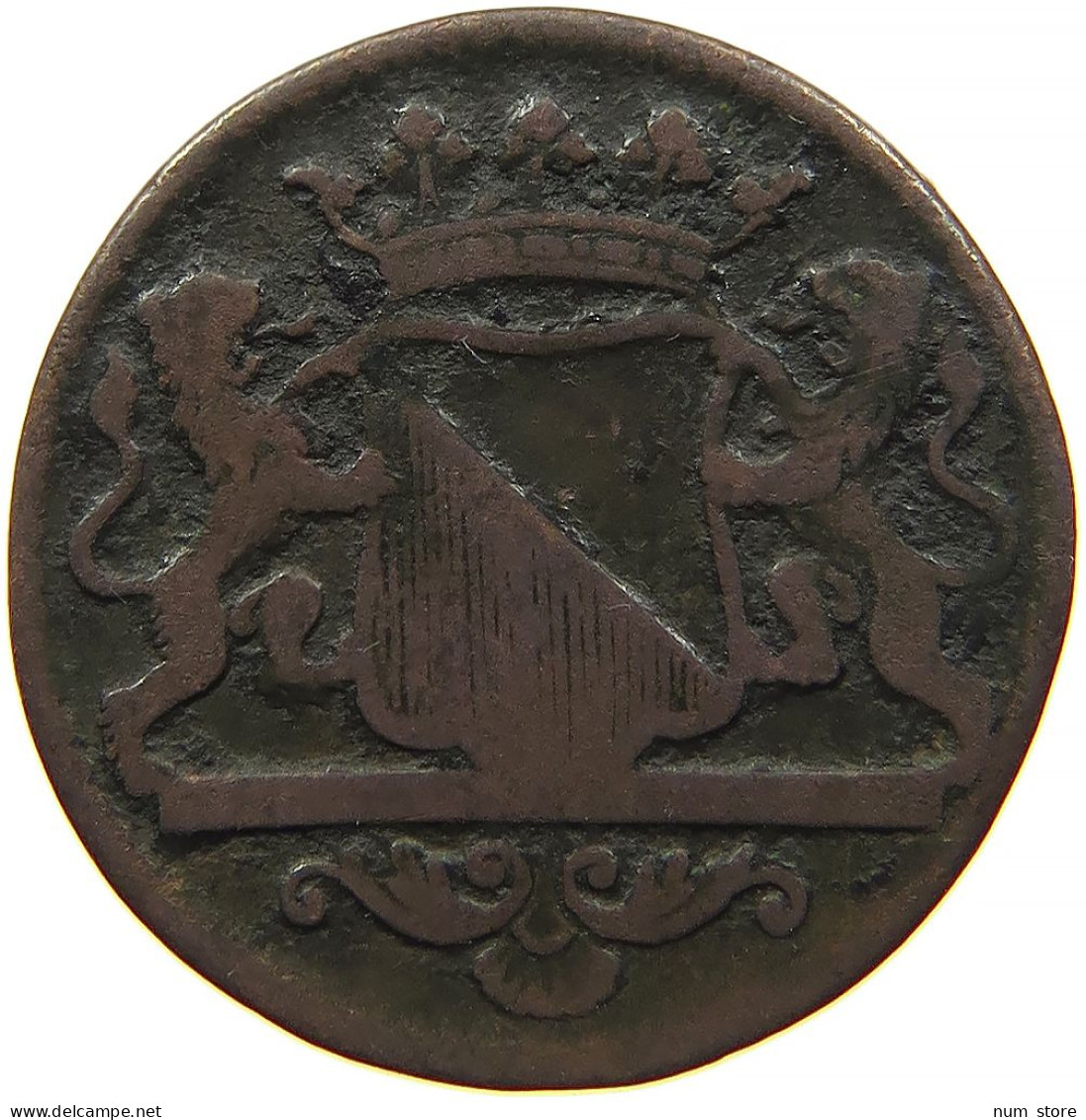 NETHERLANDS DUIT 1766 UTRECHT #s084 0423 - Provincial Coinage