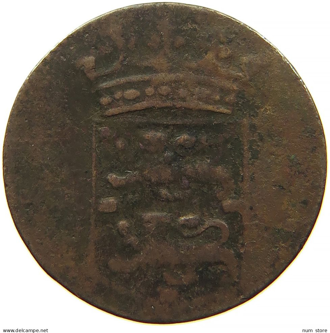 NETHERLANDS DUIT 1737 WEST FRIESLAND #s084 0429 - Provincial Coinage