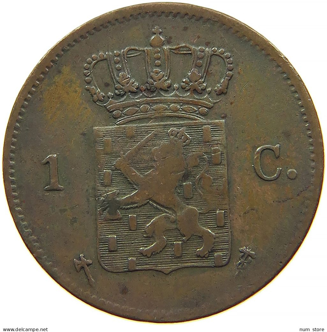 NETHERLANDS CENT 1876 #s084 0433 - 1849-1890 : Willem III