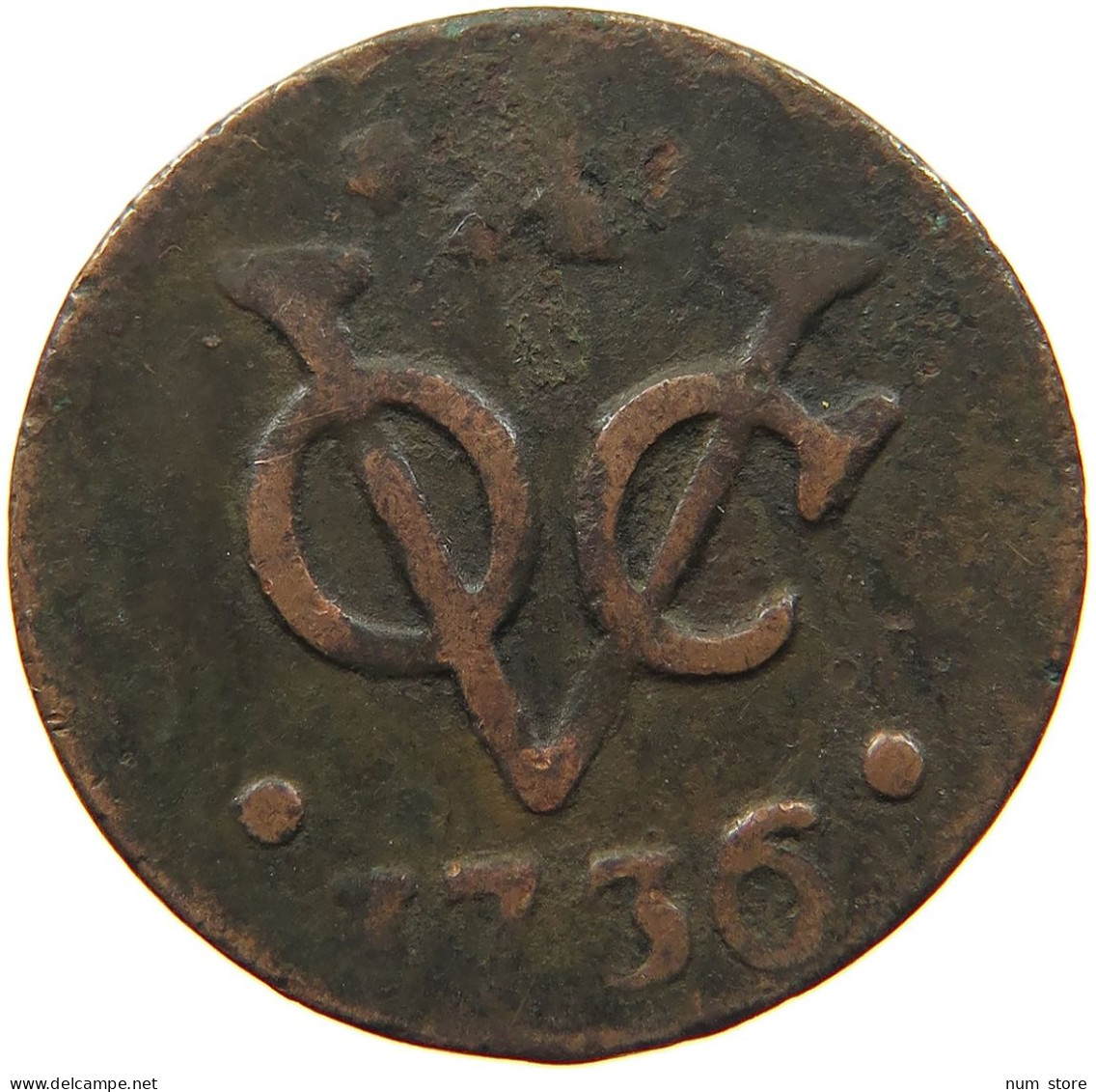 NETHERLANDS DUIT 1736 ZEELAND #s084 0139 - Monedas Provinciales