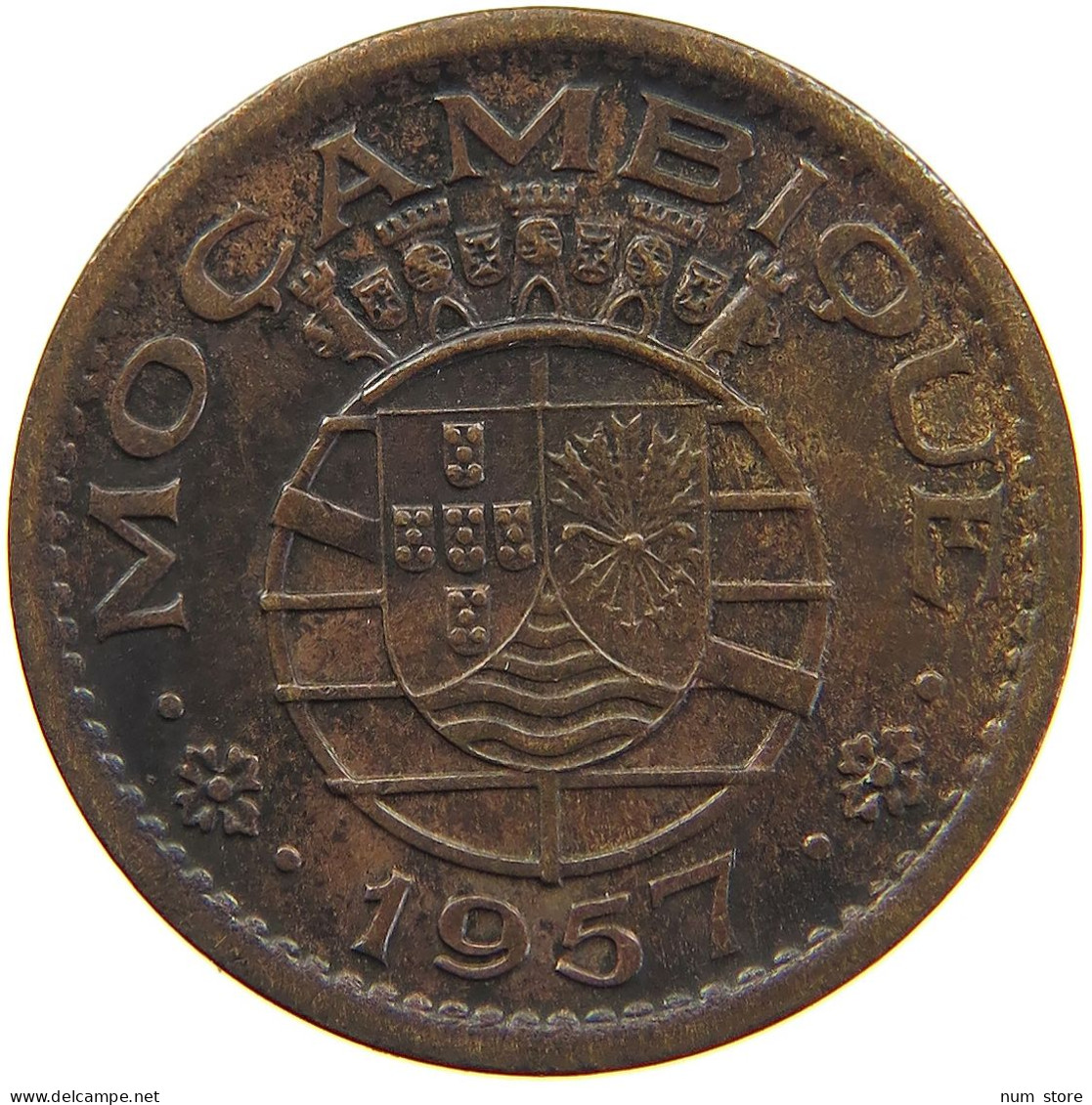 MOZAMBIQUE 50 CENTAVOS 1957 #s083 0441 - Mozambique