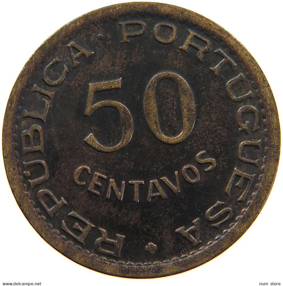 MOZAMBIQUE 50 CENTAVOS 1957 #s083 0441 - Mosambik