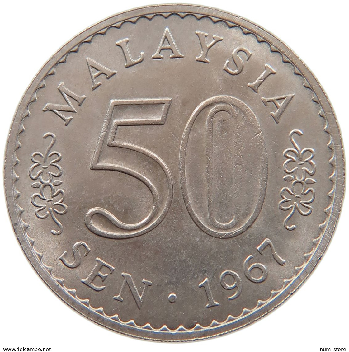MALAYSIA 50 SEN 1967 #s086 0423 - Malesia