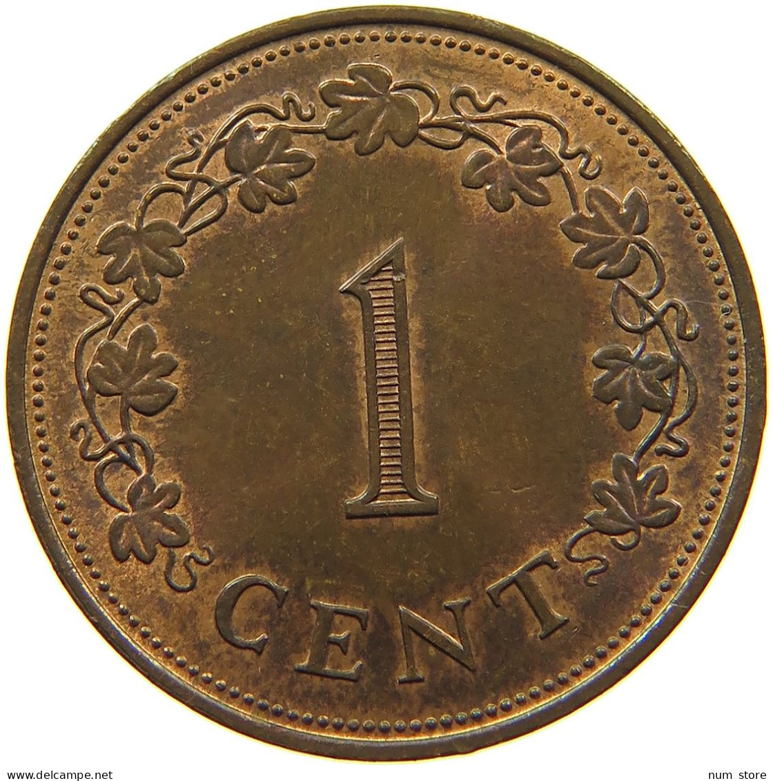 MALTA 1 CENT 1972 #s085 0335 - Malta