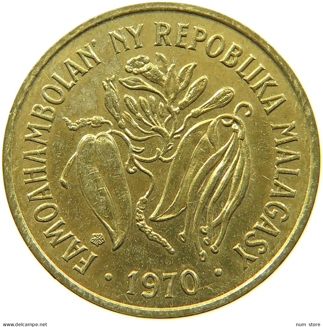 MADAGASCAR 10 FRANCS 1970 #s088 0731 - Madagaskar