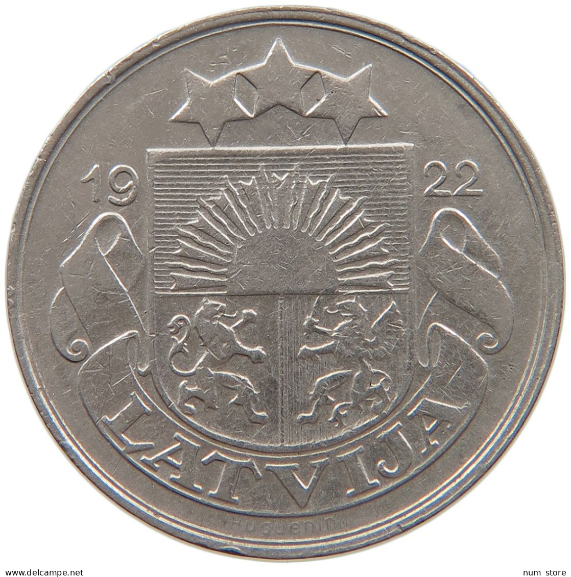 LATVIA 20 SANTIMU 1922 #s087 0363 - Lettonia