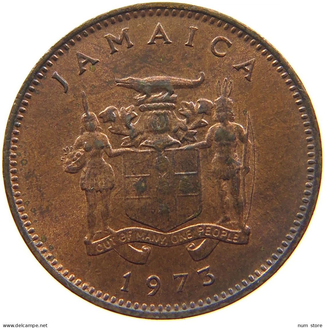 JAMAICA CENT 1973 #s084 0473 - Jamaica