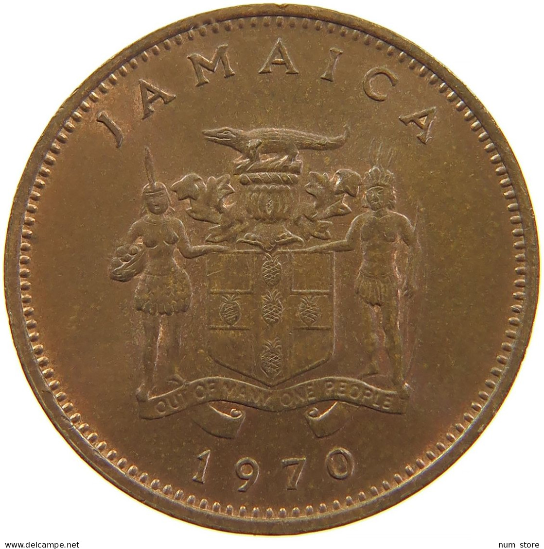 JAMAICA CENT 1970 #s083 0167 - Jamaica