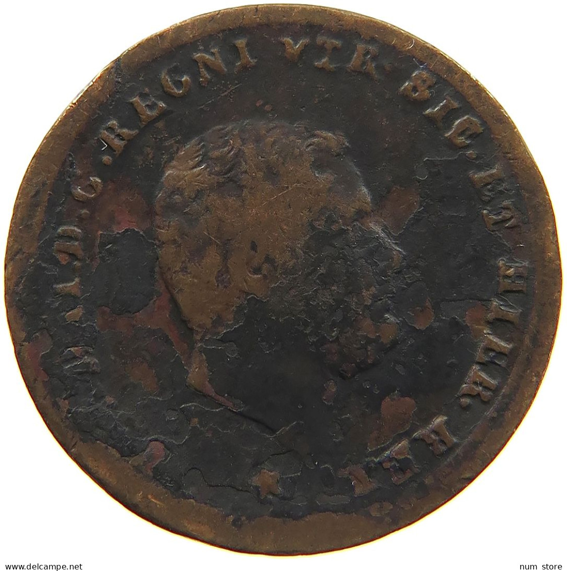 ITALY STATES TORNESE 1858 TWO SICILIES #s081 0587 - Beide Siciliën