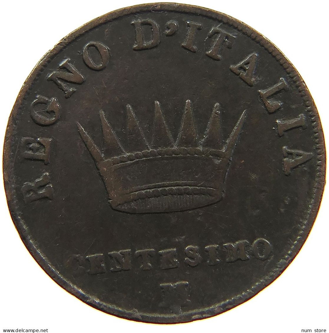 ITALY STATES CENTESIMO 1811 M/V NAPOLEON I. #s081 0593 - Napoleonische